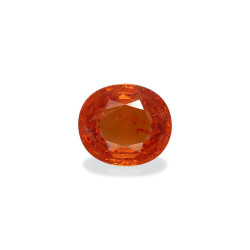 spessartite الحجم بيضاوي البرتقالي 5.31 