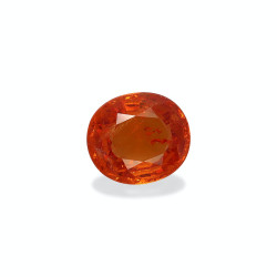 spessartite الحجم بيضاوي البرتقالي 5.31 