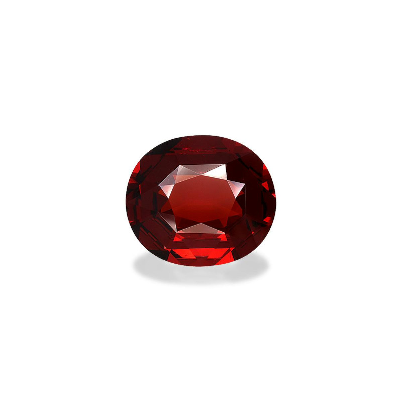spessartite الحجم بيضاوي أحمر 9.65 