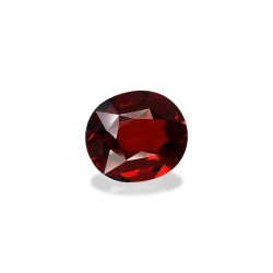 spessartite الحجم بيضاوي أحمر 9.65 