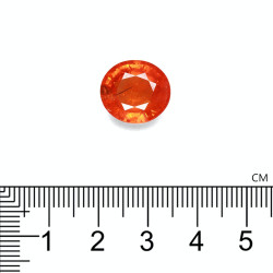 spessartiet ovale oranje 11,16 karaat
