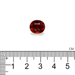 spessartite الحجم بيضاوي البرتقالي 6.15 