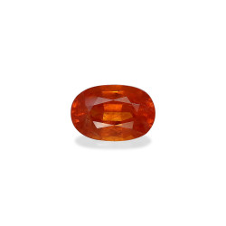 spessartite الحجم بيضاوي البرتقال الماندرين 10.96 