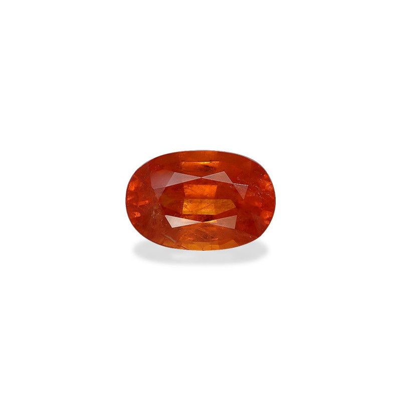 spessartite الحجم بيضاوي البرتقال الماندرين 10.96 
