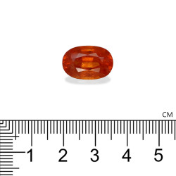 spessartite الحجم بيضاوي البرتقال الماندرين 10.96 
