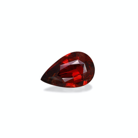 Pear-cut spessartite Red 9.22 carats