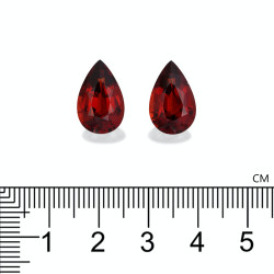 Spessartiet peer geslepen 13.43 karaat