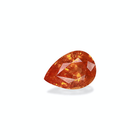 Pear-cut spessartite Mandarin Orange 5.11 carats