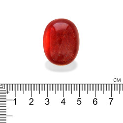 ovale geslepen spessartiet van 122,10 karaat