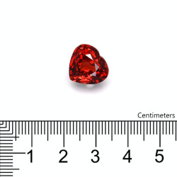 spessartiet hartvormige snit 13,86 karaat