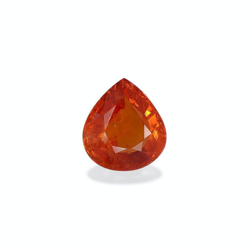 spessartite taille Poire Orange 7.58 carats