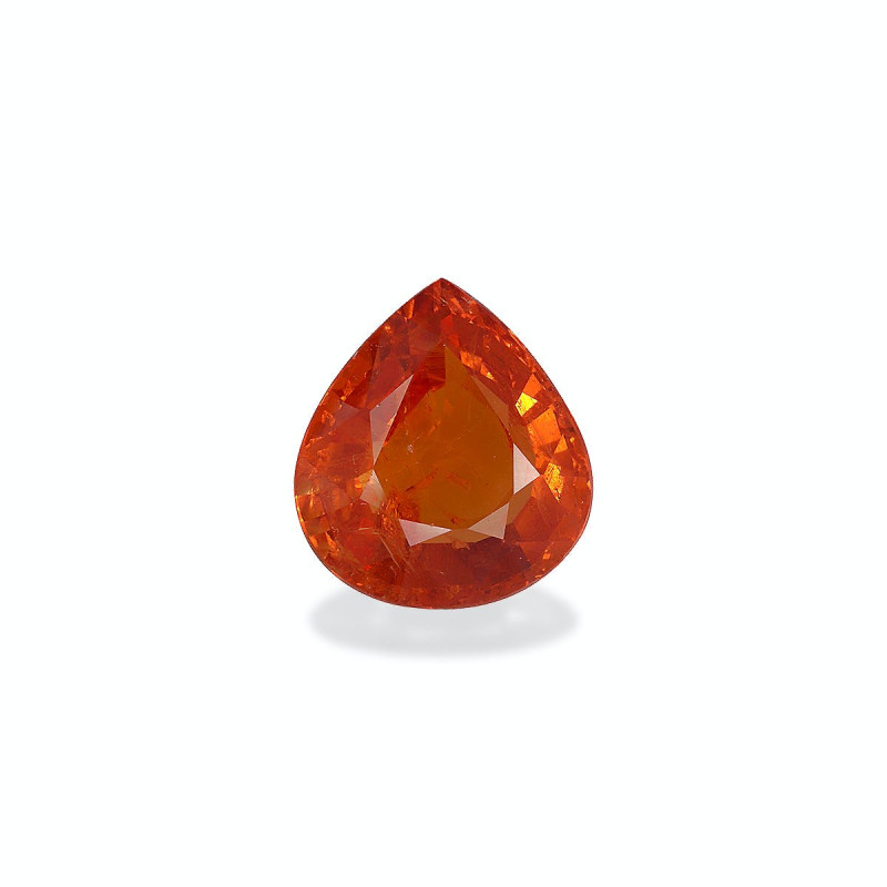 spessartite taille Poire 橙色 7.58 carats