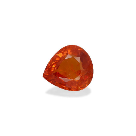 Pear-cut spessartite Orange 7.58 carats