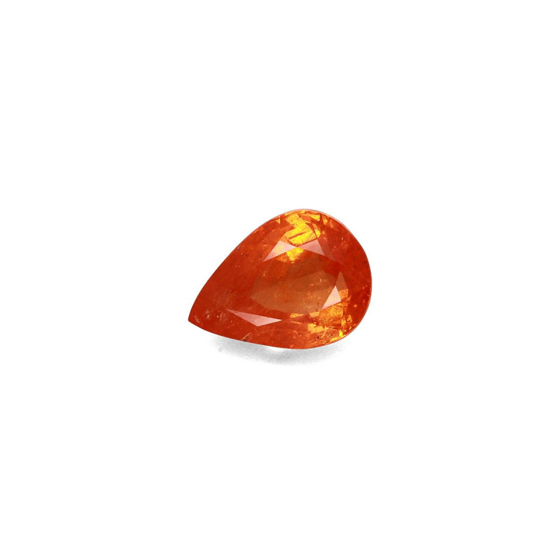 spessartite taille Poire 橙色 14.40 carats
