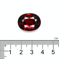 ovale geslepen spessartiet van 27,09 karaat