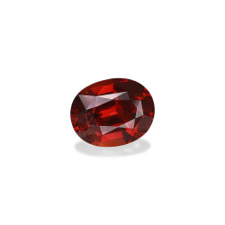 Ovale geslepen rode spessartiet van 13,28 karaat
