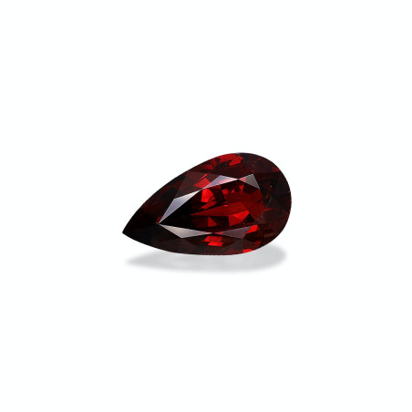 Pear-cut spessartite Scarlet Red 27.07 carats