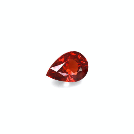 Pear-cut spessartite Red 12.76 carats