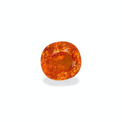 spessartite الحجم بيضاوي البرتقالي 10.48 
