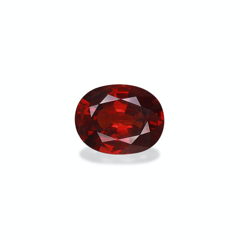 spessartite taille 椭圆形 猩红色 7.08 carats