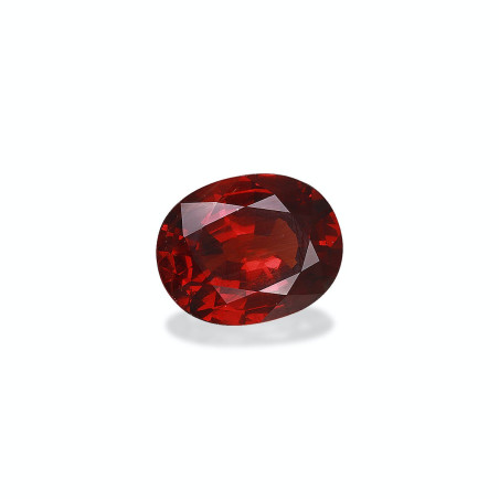 OVAL-cut spessartite Scarlet Red 7.08 carats