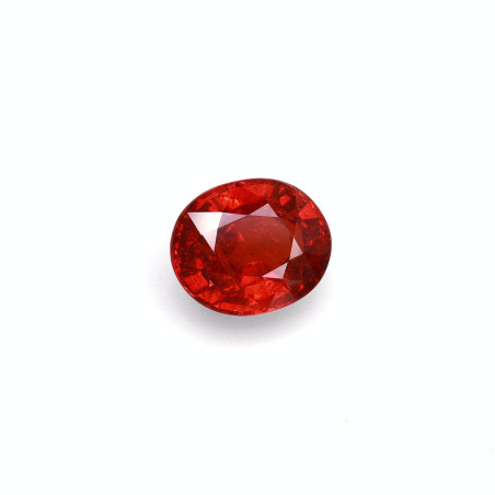 OVAL-cut spessartite Orange 12.17 carats