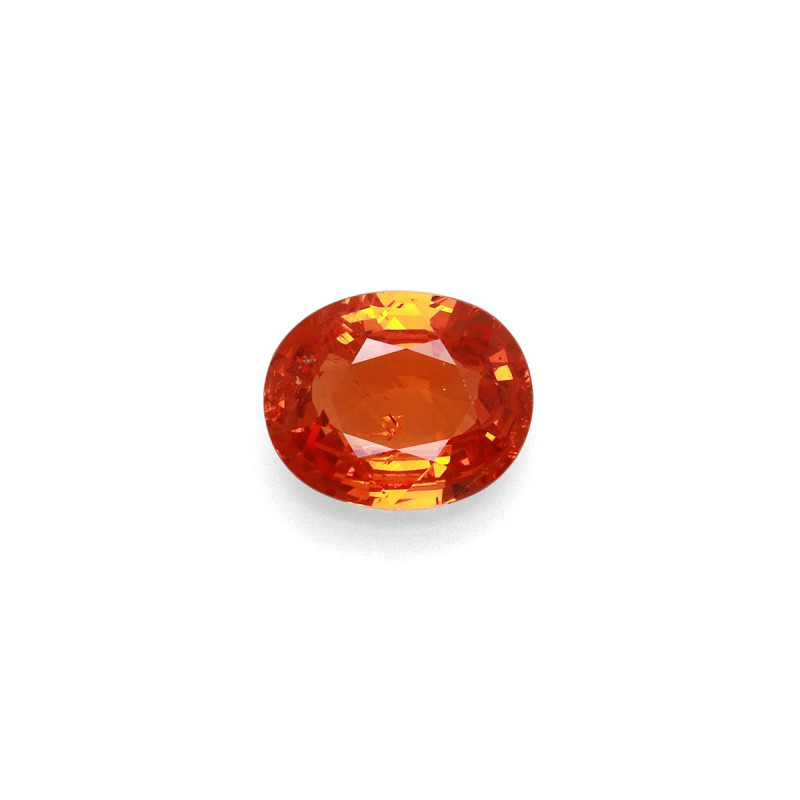 spessartite taille 椭圆形 橙色 4.49 carats