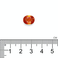 spessartiet ovale oranje 4,49 karaat