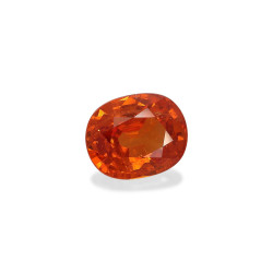 spessartite الحجم بيضاوي البرتقالي 4.90 