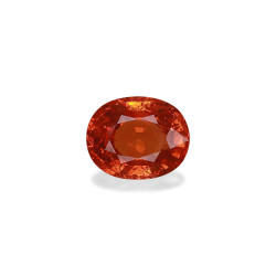 spessartite الحجم بيضاوي...