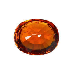 ovale geslepen spessartiet van 3,49 karaat