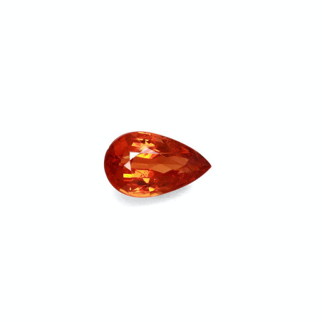Pear-cut spessartite Orange 4.31 carats
