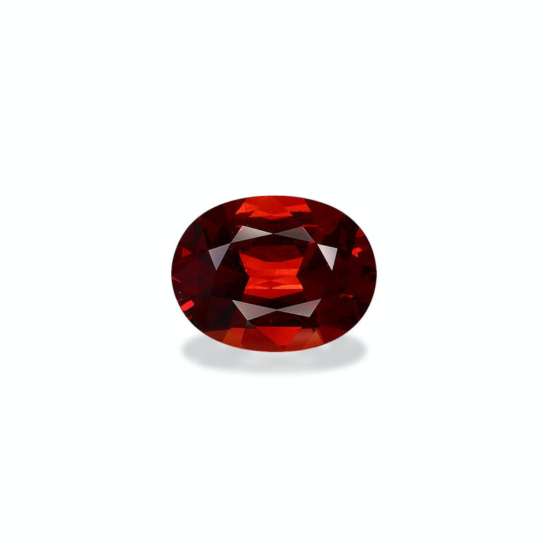 spessartite taille 椭圆形 红色 5.27 carats
