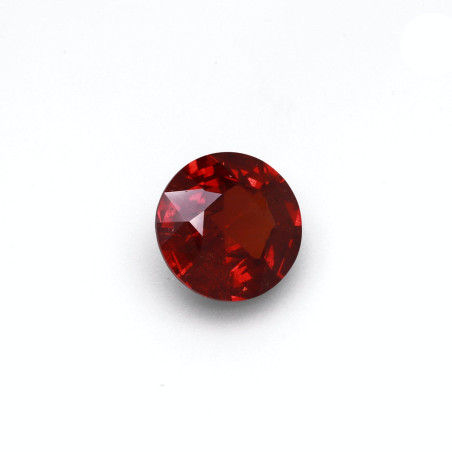 ROUND-cut spessartite Red 9.42 carats