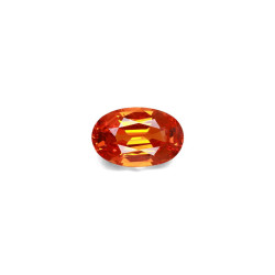 Ovale oranje spessartiet van 9,30 karaat