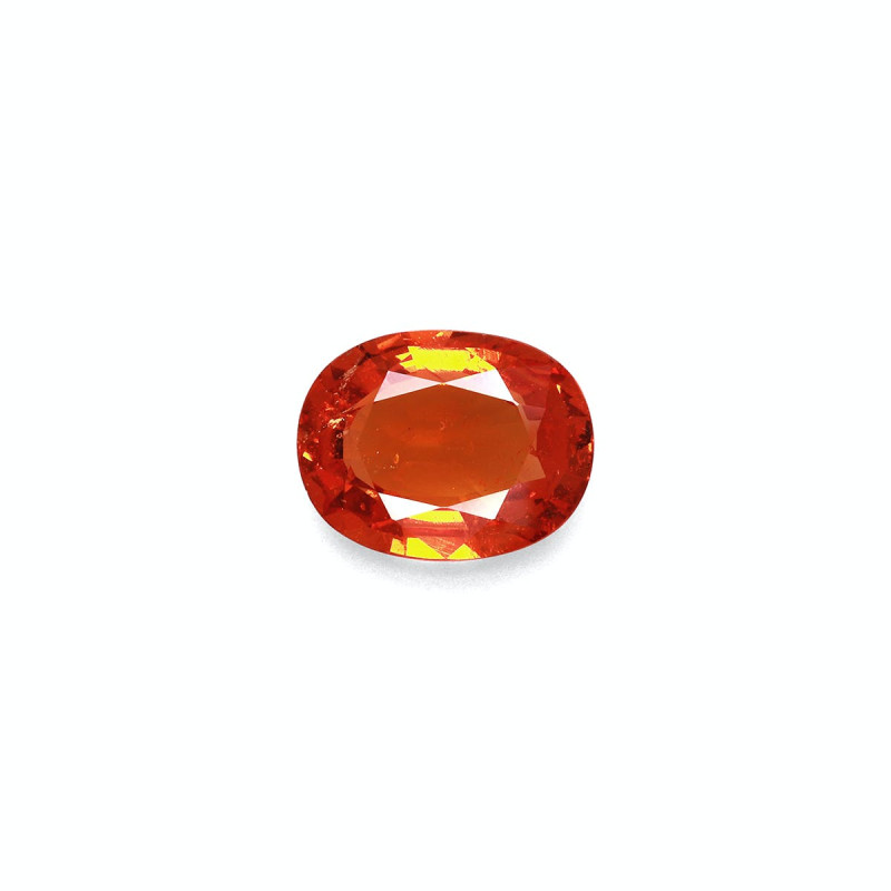 spessartite taille 椭圆形 橙色 7.04 carats