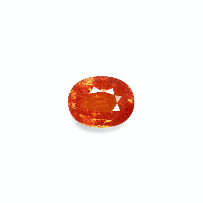 spessartite taille 椭圆形 橙色 13.72 carats