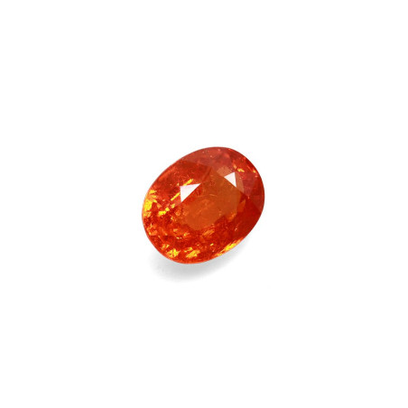 spessartite الحجم بيضاوي البرتقالي 13.72 