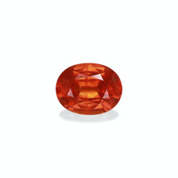 spessartite الحجم بيضاوي...