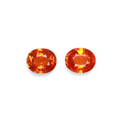 OVAL-cut spessartite Orange...