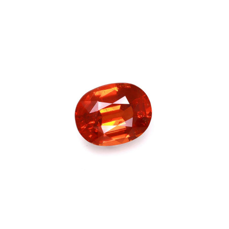 spessartite الحجم بيضاوي البرتقالي 13.92 