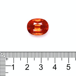 spessartiet ovale oranje 13.92 karaat