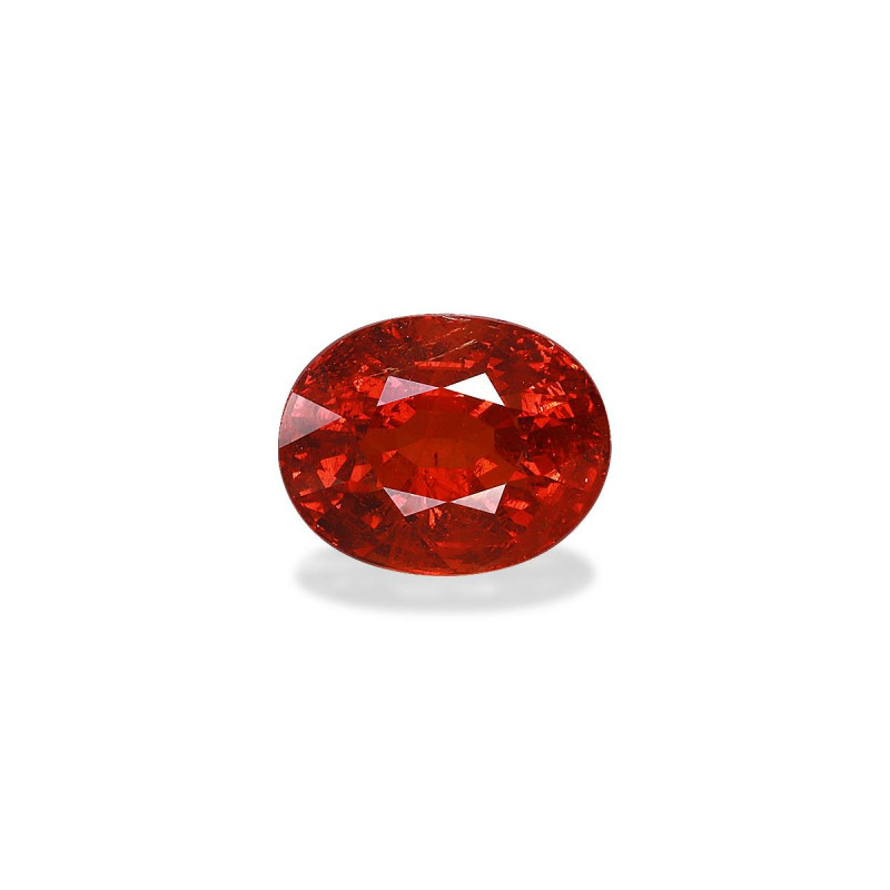 spessartite taille 椭圆形 橙色 7.54 carats