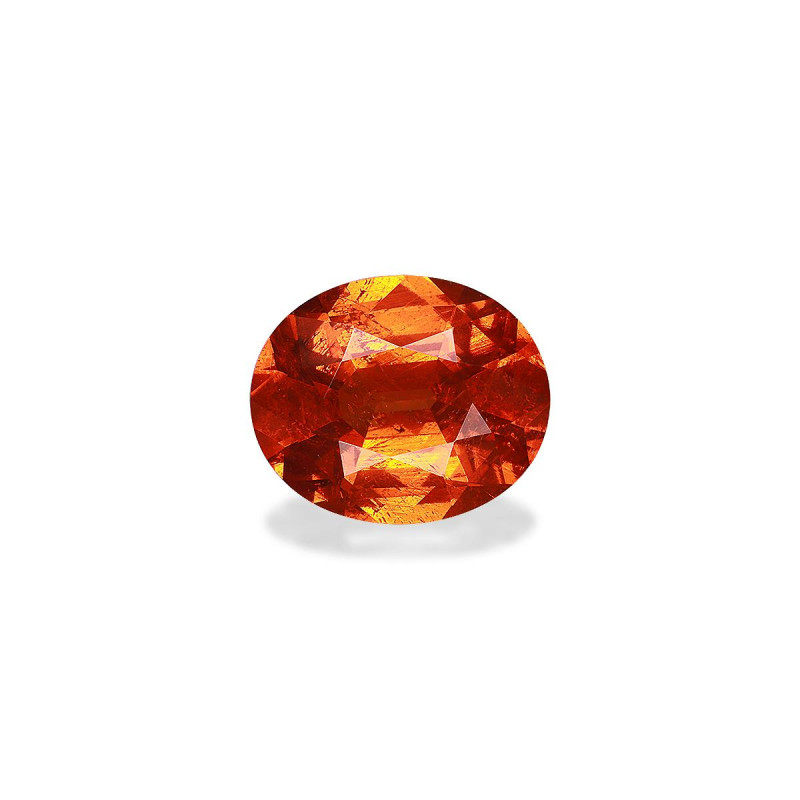 spessartite taille 椭圆形 橘子柑橘 12.49 carats