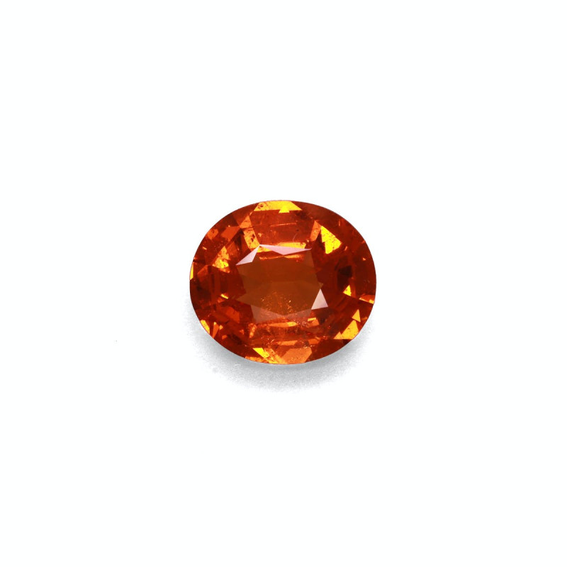 spessartite taille 椭圆形 橙色 5.29 carats