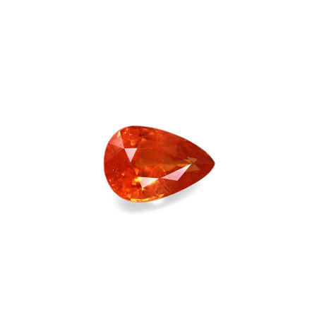 Pear-cut spessartite Orange 13.33 carats