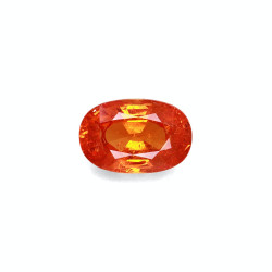 spessartite الحجم بيضاوي البرتقالي 10.84 