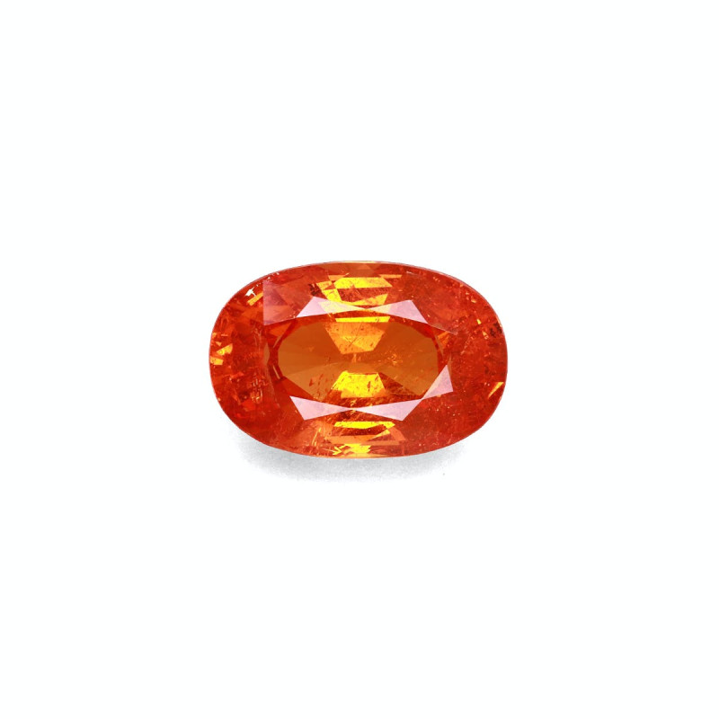 spessartite الحجم بيضاوي البرتقالي 10.84 