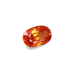 spessartite الحجم بيضاوي البرتقالي 10.84 