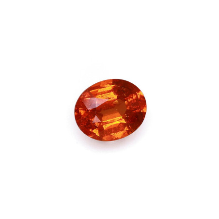 spessartite الحجم بيضاوي البرتقال الماندرين 4.90 